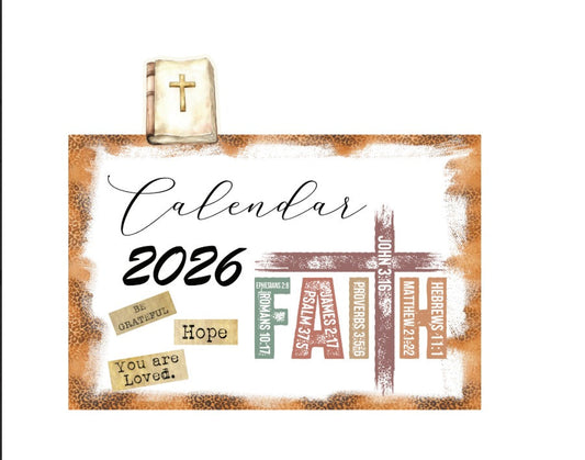2026 Monthly Christian Calendar